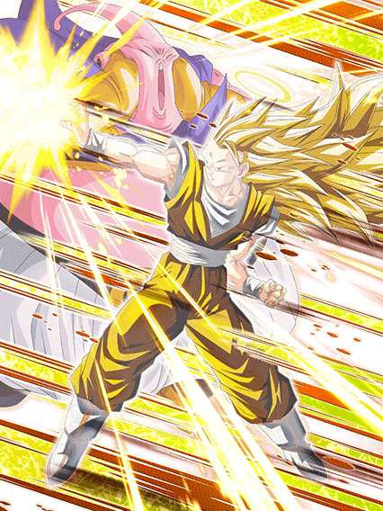 刻限迫る大攻防戦] 超サイヤ人3孫悟空(天使) - Dokkan Battle Art Database